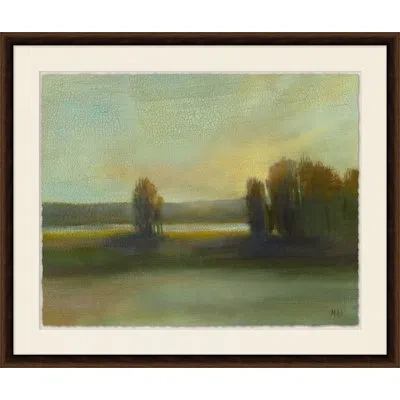 Wendover Art Group Autumn Serenade 2 - Picture Frame Painting On Paper In Brown;green;yellow