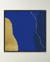 Wendover Art Group Azure Song 3 Framed Giclee In Blue