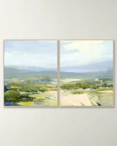 Wendover Art Group Balmy Weather Framed Diptych Giclee In Multi