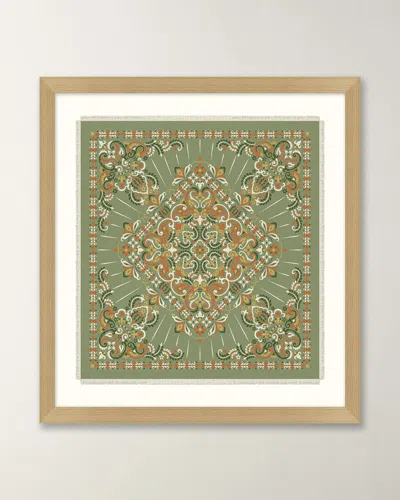 Wendover Art Group Bandana Collection 1 Framed Giclee In Green