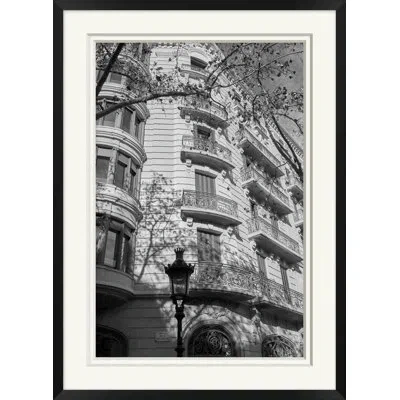 Wendover Art Group Barcelona Details 2 By Lillian August - Single Picture Frame Photograph In Black;white;gray