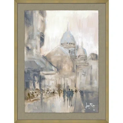 Wendover Art Group Basilica View In Blue,ivory,beige