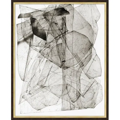 Wendover Art Group Batholith Monoprint 4 By Thom Filicia Picture Frame Graphic Art On Paper In Black;white