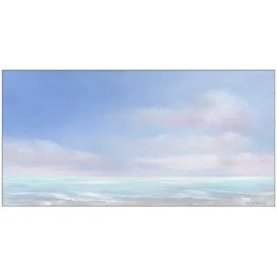 Wendover Art Group Beach Hues - Floater Frame Painting On Canvas In Blue