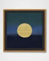 Wendover Art Group 'beacon Of Gold 4' Wall Art In Blue-gold 