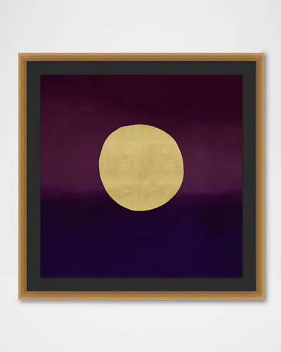 Wendover Art Group 'beacon Of Gold 4' Wall Art In Burgundy