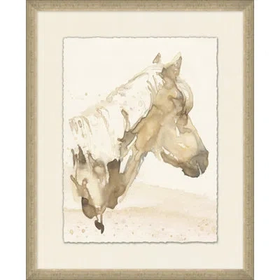 Wendover Art Group Beauty 1 - Picture Frame Painting On Paper In Gray;beige