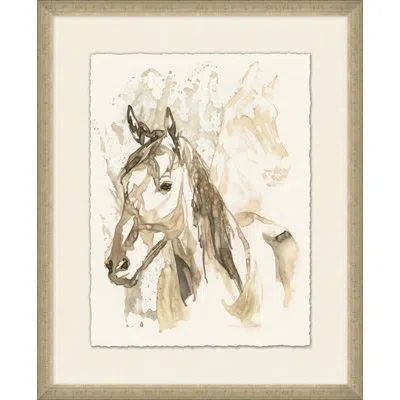 Wendover Art Group Beauty 2 - Picture Frame Painting On Paper In Brown;beige