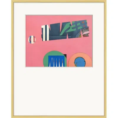 Wendover Art Group Before & After 1 - Picture Frame Painting In Pink