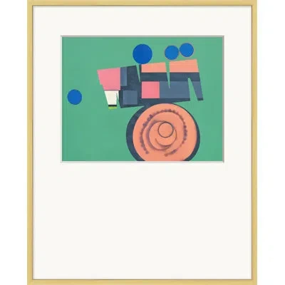 Wendover Art Group Before & After 2 - Picture Frame Painting In Green