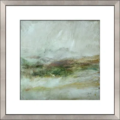 Wendover Art Group Beneath The Horizon I - Picture Frame Painting On Paper In Brown;green;gray;yellow