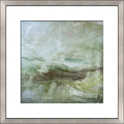 Wendover Art Group Beneath The Horizon Ii - Picture Frame Painting On Paper In Brown;green;gray;yellow