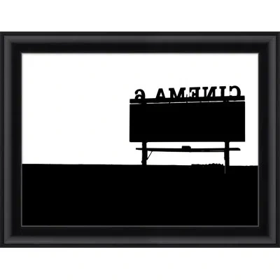Wendover Art Group Billboard 2 By Thom Filicia - Picture Frame Photograph On Paper In Black;white