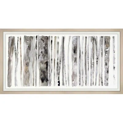 Wendover Art Group Birch Trees - Picture Frame Painting On Paper In Black;white