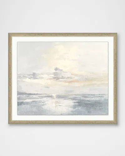 Wendover Art Group Bits Of Gold 3 Framed Giclee In Blue