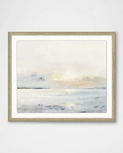 Wendover Art Group Bits Of Gold 4 Framed Giclee In Blue
