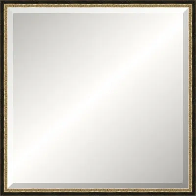 Wendover Art Group Black And Silver Old World Mirror In Brown