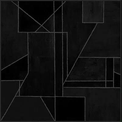 Wendover Art Group Black Box 1 By Thom Filicia - Picture Frame Photograph On Canvas In Black;gray