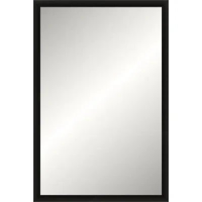 Wendover Art Group Blair Solid Wood Mirror In High Gloss Black