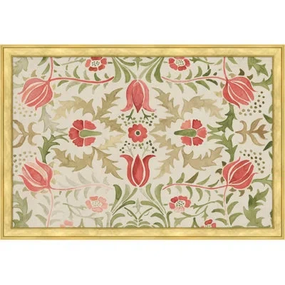 Wendover Art Group Blooming Vines - Picture Frame Painting On Paper In Multi