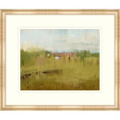 Wendover Art Group Blue Block And Dance - Picture Frame Painting On Paper In Blue;green