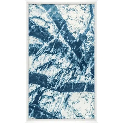 Wendover Art Group Blue Oak 2 By Studiobjet - Single Picture Frame Photograph In Blue;white