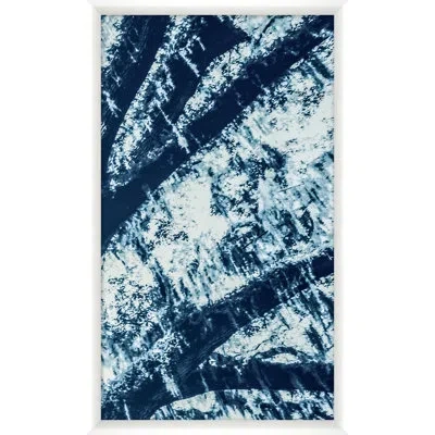 Wendover Art Group Blue Oak 5 By Studiobjet - Single Picture Frame Photograph In Blue;white