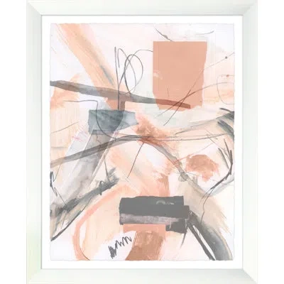 Wendover Art Group Blush Dance 2 By Lillian August - Single Picture Frame Painting In Gray;pink