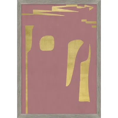 Wendover Art Group Blush Gilt Composition 2 In Blush,gold