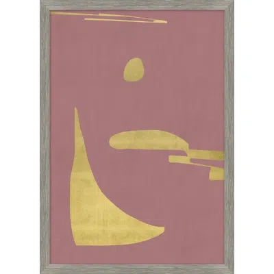 Wendover Art Group Blush Gilt Composition 4 In Blush,gold