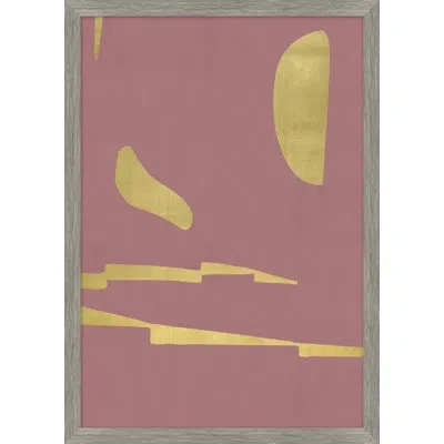 Wendover Art Group Blush Gilt Composition 5 In Blush,gold