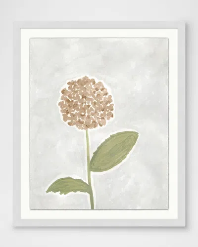 Wendover Art Group Blushing Floral 1 Framed Giclee In Gray