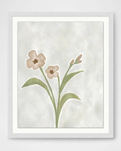 Wendover Art Group Blushing Floral 4 Framed Giclee In Animal Print