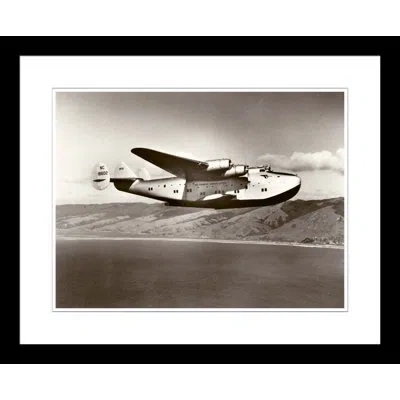 Wendover Art Group Boeing California Clipper - Picture Frame Photograph On Paper In White;gray
