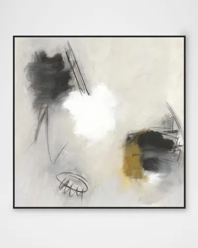 Wendover Art Group Bonfire Abstract 1 Framed Giclee In Black/white