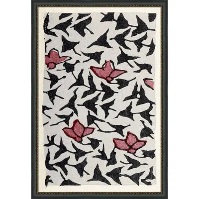Wendover Art Group Bordeaux 8 - Picture Frame Painting In Black;red;beige