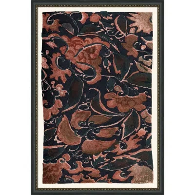 Wendover Art Group Bordeaux 9 - Picture Frame Painting In Black;red;beige