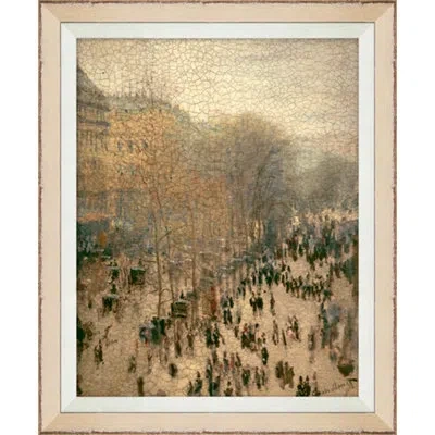 Wendover Art Group Boulevard Des Capucines 1 - Picture Frame Painting On Paper In Black;gray;beige