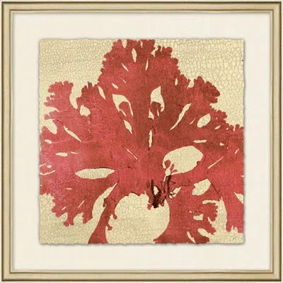 Wendover Art Group Bradbury Collection 1 - Picture Frame Painting On Paper In Red;beige