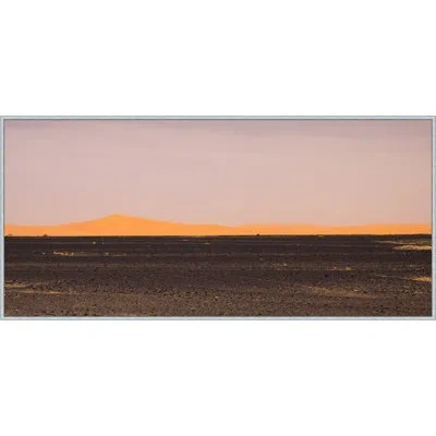 Wendover Art Group Bright Horizons 1 By Thom Filicia - Floater Frame Photograph On Canvas In Brown;orange