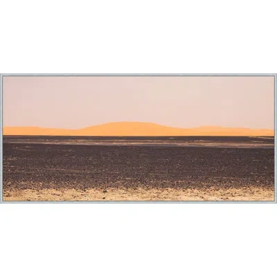 Wendover Art Group Bright Horizons 2 By Thom Filicia - Floater Frame Photograph On Canvas In Brown;orange