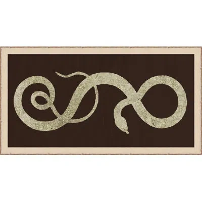 Wendover Art Group Cabin Collection Rattler - Picture Frame Graphic Art On Paper In Brown;gray