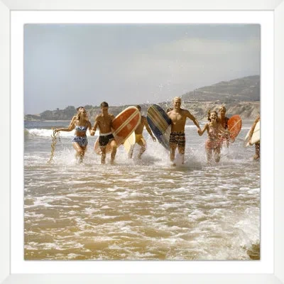 Wendover Art Group California Days 2 By Mat Sanders - Single Picture Frame Photograph In Brown;orange;light Blue