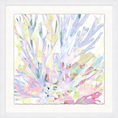 Wendover Art Group California Dreaming 2 - Picture Frame Painting On Paper In Blue;green;pink