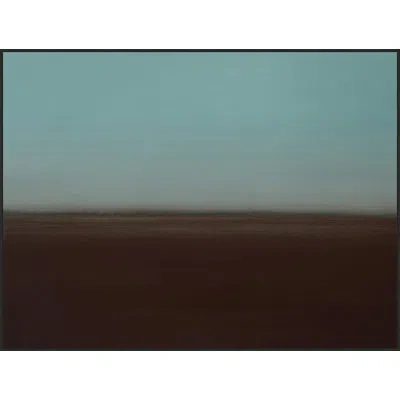 Wendover Art Group Calm Horizon 2 By Thom Filicia - Floater Frame Graphic Art On Canvas In Blue;brown