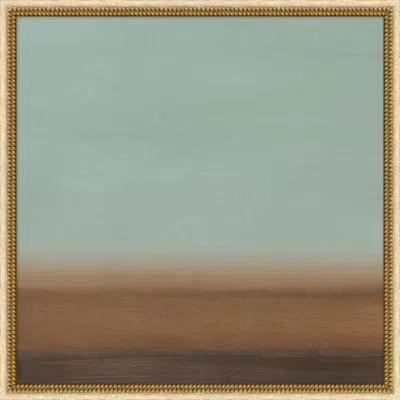 Wendover Art Group Calm Horizon 3 By Thom Filicia - Single Picture Frame Painting In Blue;brown