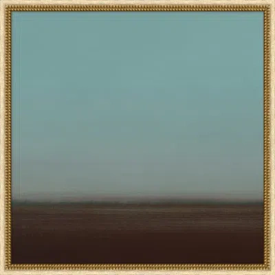 Wendover Art Group Calm Horizon 5 By Thom Filicia - Single Picture Frame Painting In Blue;brown