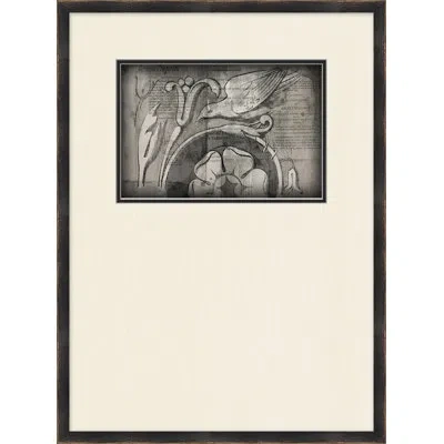 Wendover Art Group Capital Detail 3 - Picture Frame Drawing Print On Paper In Black;gray