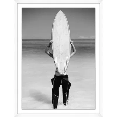 Wendover Art Group Catching Waves (wph2156) In White,black,gray