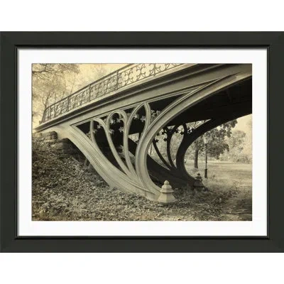 Wendover Art Group Central Park I - Picture Frame Photograph On Paper In Gray;off White